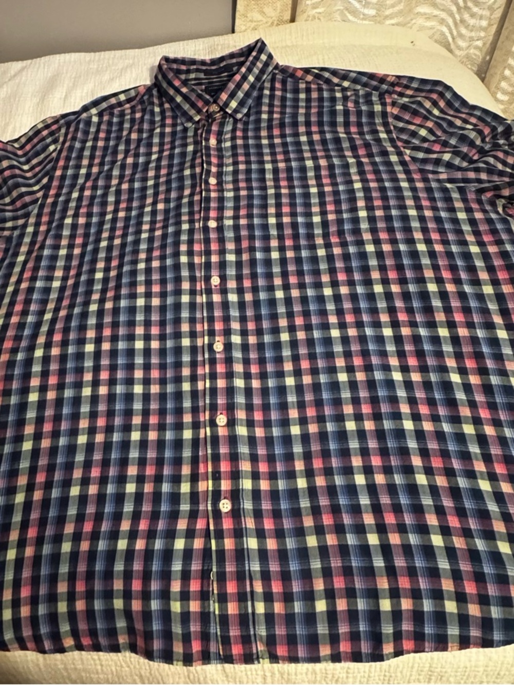Saddlebred Big & Tall Men’s Short Sleeve Button Up Shirts Lot Of Three Size 3X - Picture 6 of 11